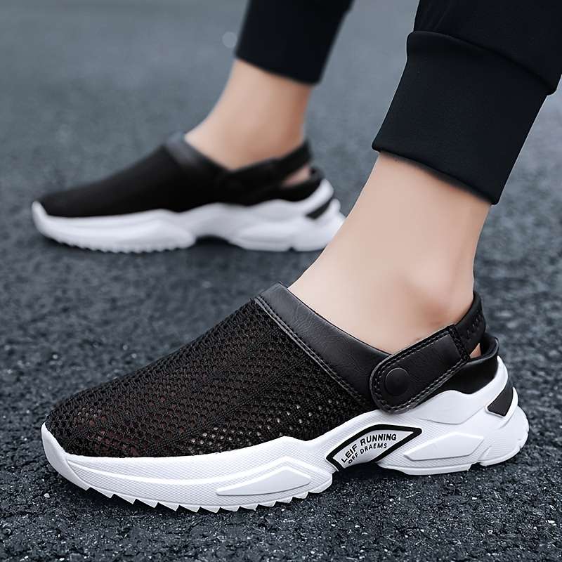 Men Slippers Summer Style Blue Size Uk 7