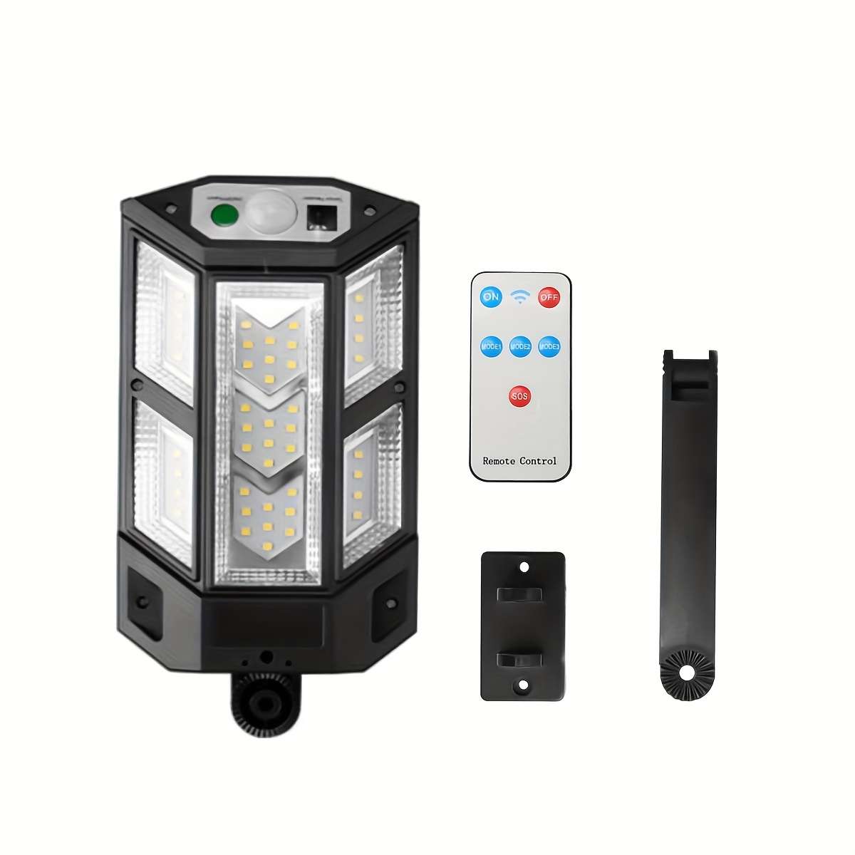 Solar Emergency Lights Color Black 2Pcs