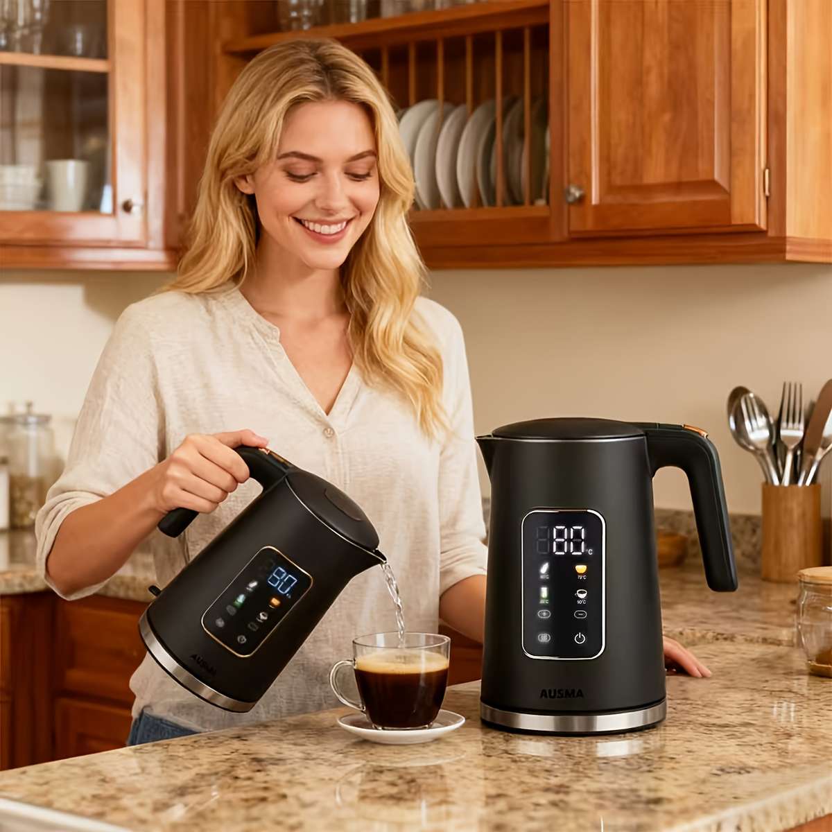 7L Cordless Digital Electric Kettle With Precise