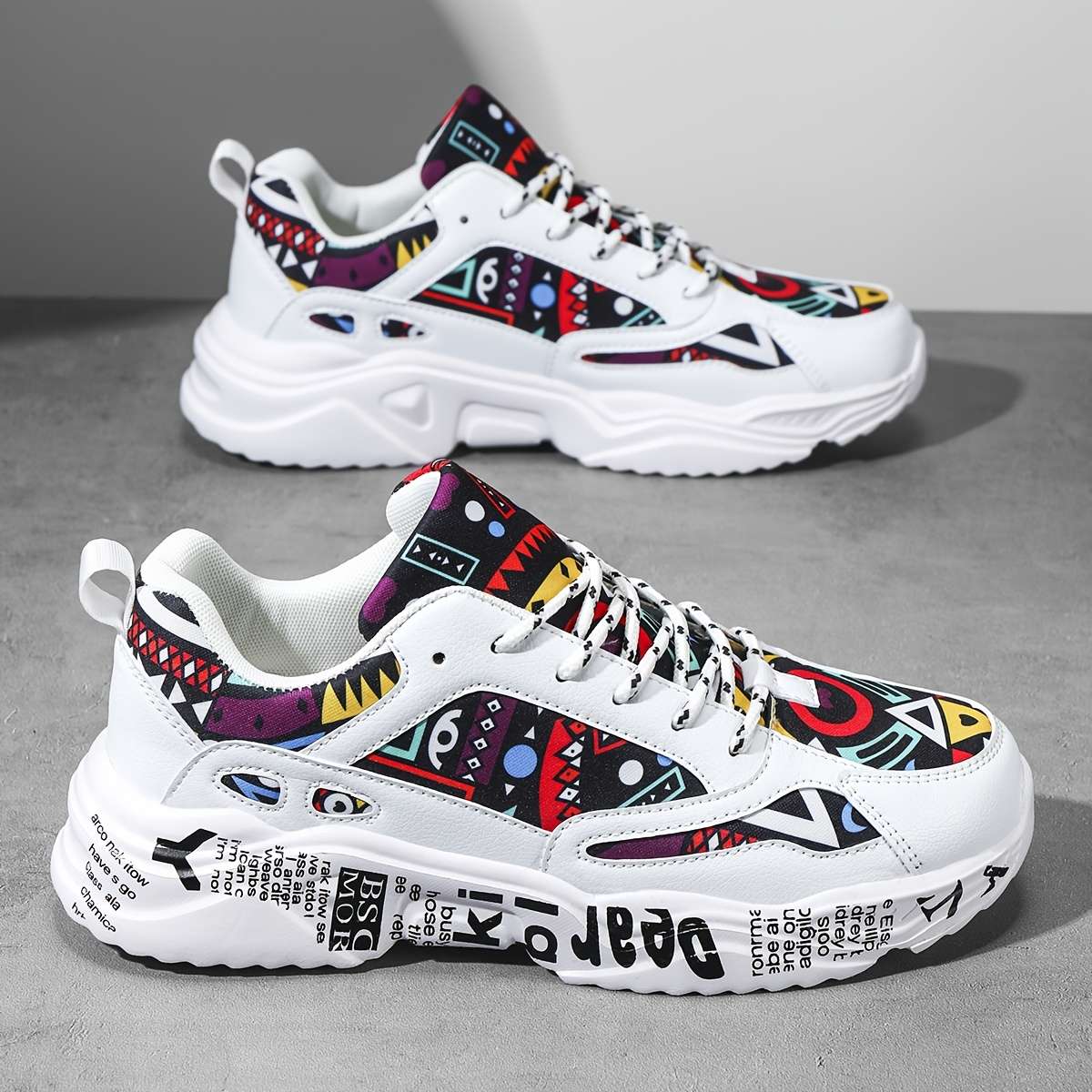 Sneakers Color White And Black Sizeuk 7