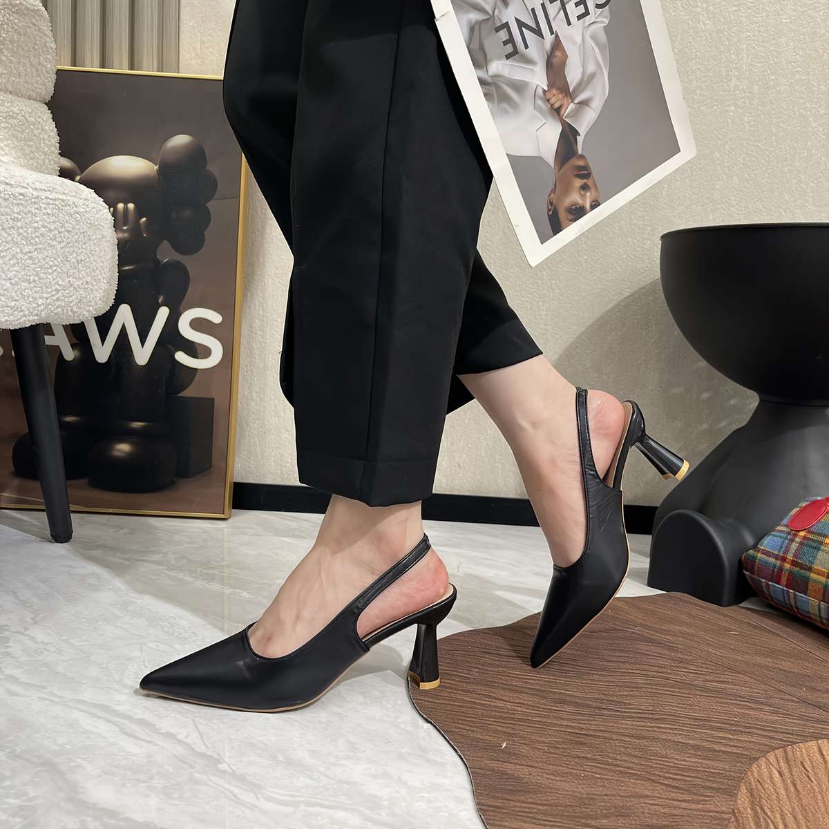 Women S High Heels Color Black Sizeuk 5.5