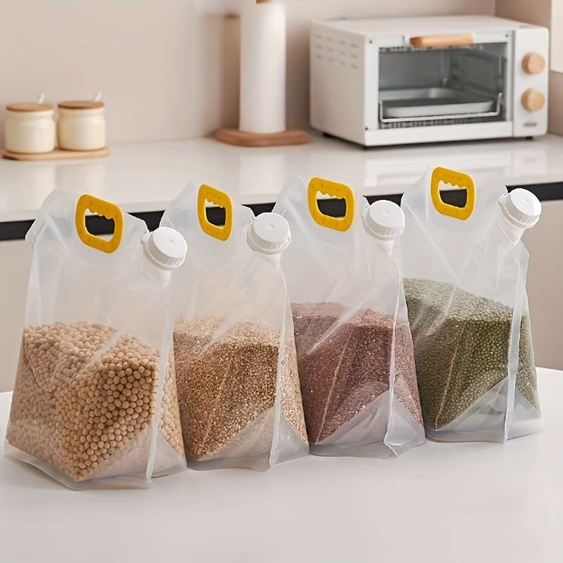 Food Storage Bags Model Transparent M5Pcs