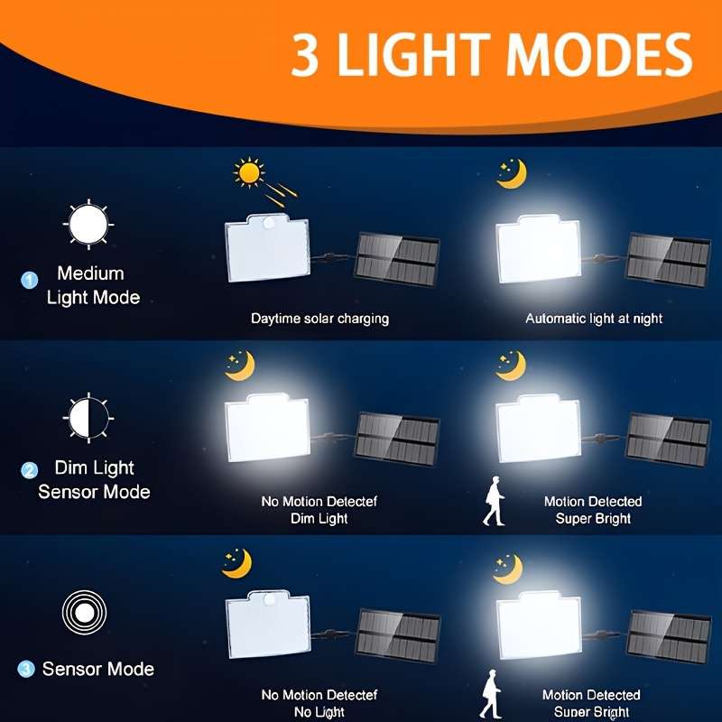 Solar Emergency Lights Items Solar Light 2Pcs