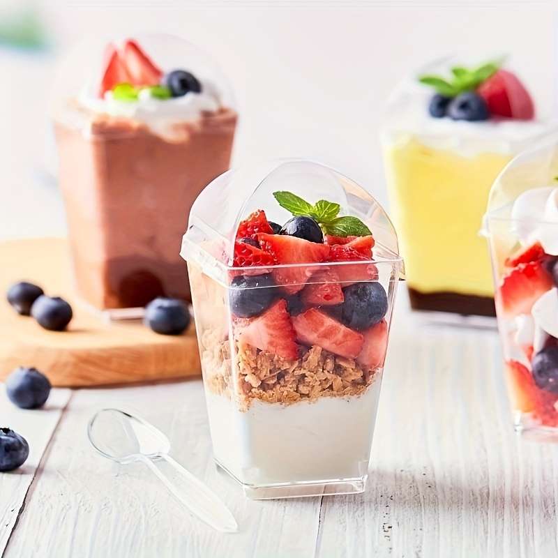 Water Cup Quantity Cup   Lid Spoon 60Pcs