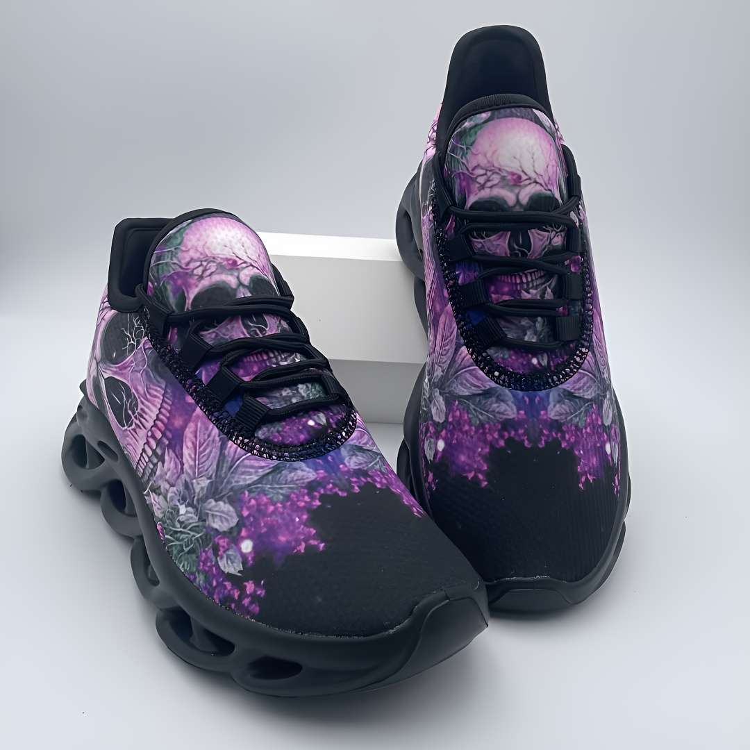 Women S Sneakers Color Purple And Black Sizeuk 4.5