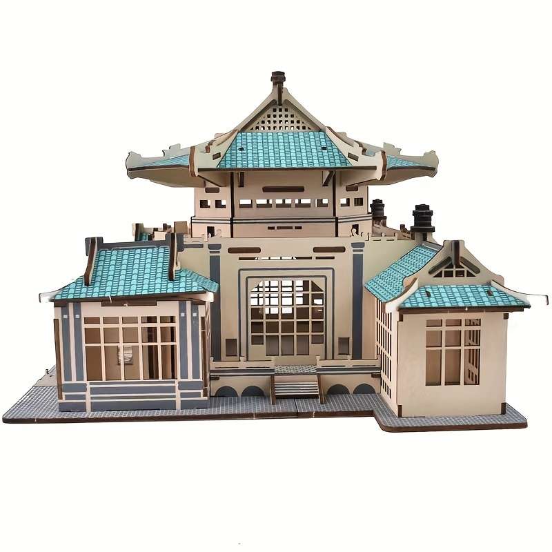 Building Toy Architectural Model Toy Set Style Wuhan University