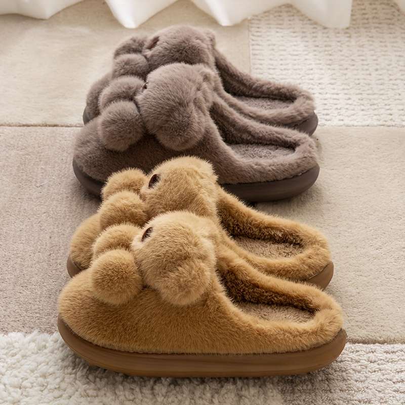 Cotton Slippers Color Bean Paste Color Sizeuk 7.5-8
