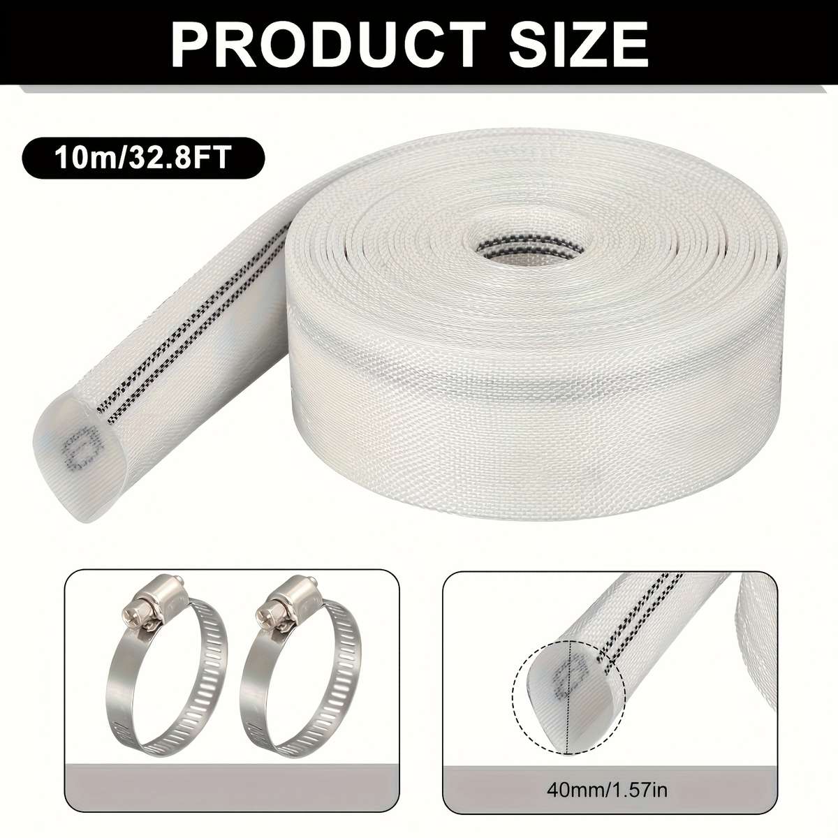 393 Inch Woven Hose Industrial