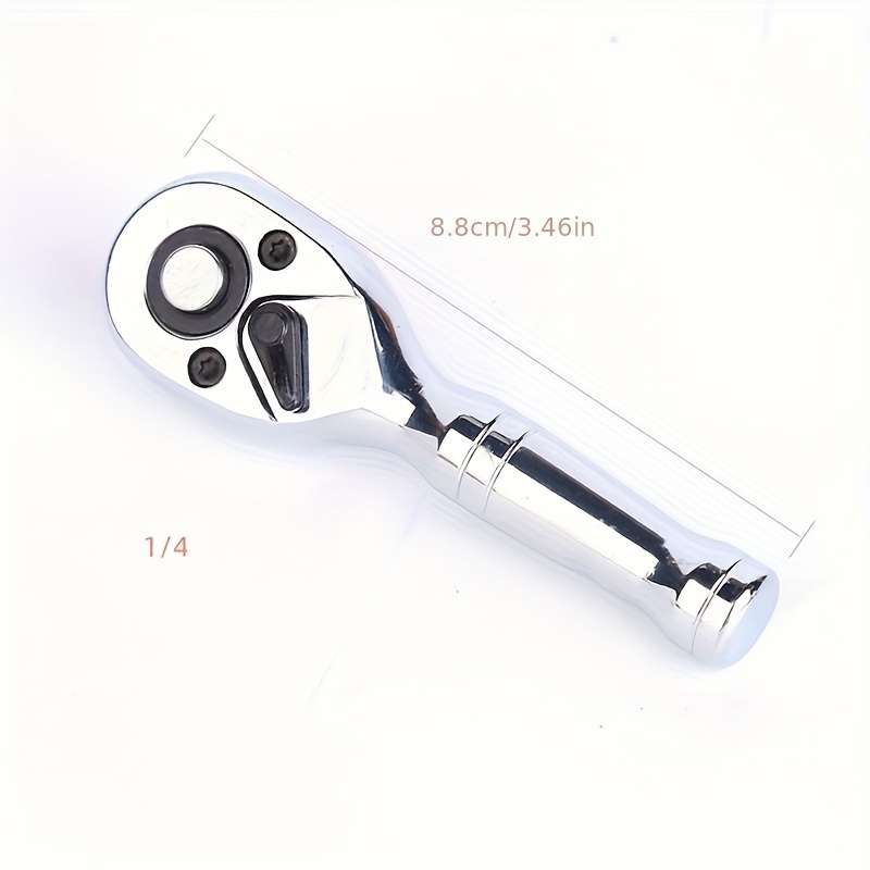 Short-Handle Quick-Release Ratchet Wrench