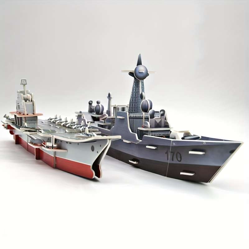 3D Jigsaw Puzzle Model Ship Model Blue Bomber