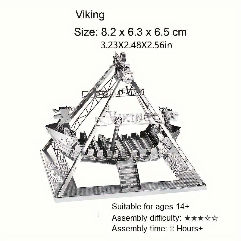 3D Jigsaw Puzzle Model Ship Items Viking Ship