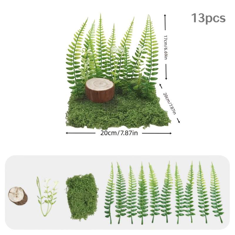 37Pcs Trees Miniature Ps Diorama Friendly