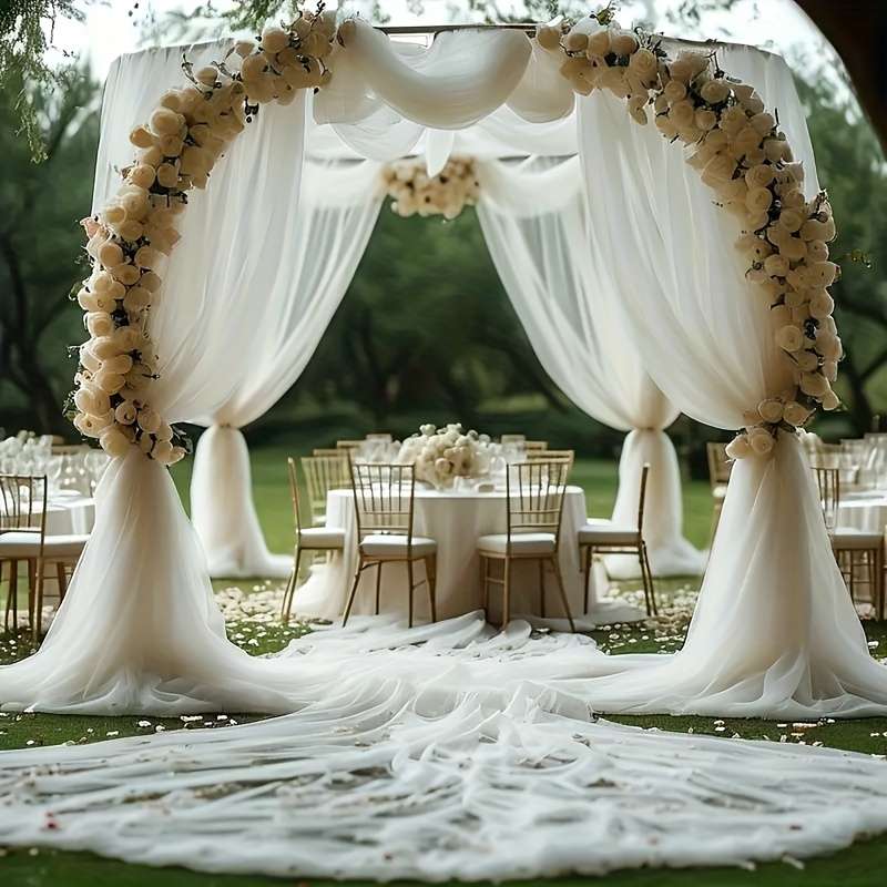 Wedding Supplies Size 18.4*2.5Ft 560.8*76.2Cm