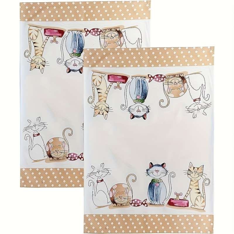 Rag Model 2Pcs Cute Cartoon Kitten