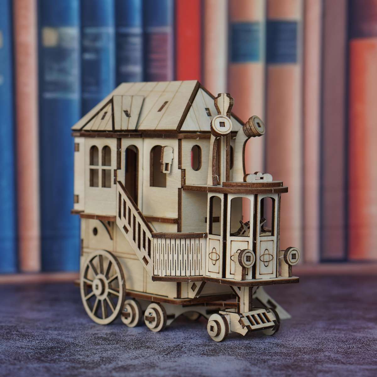 Building Toy Architectural Model Toy Set Color Yellow