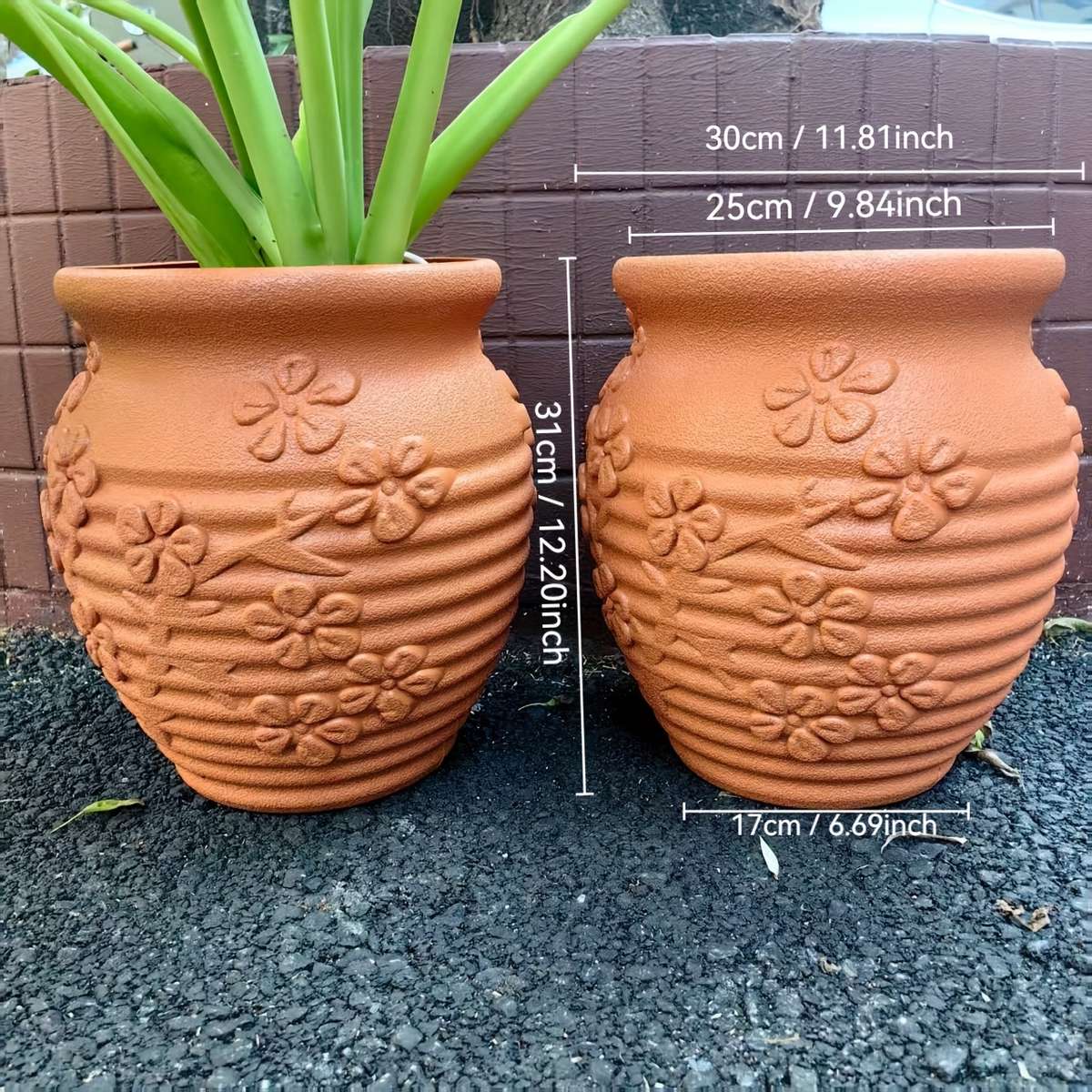 Flowerpot Color Coffee Large Quantity