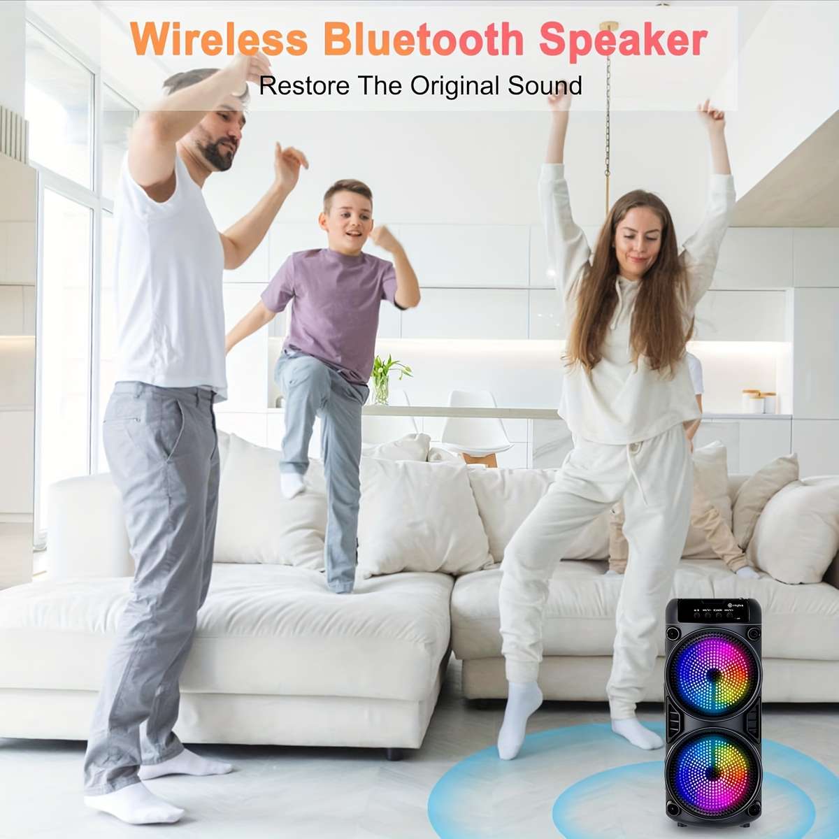 Portable Wireless Connectivity Support Portable Outdoor Wireless Speaker For
