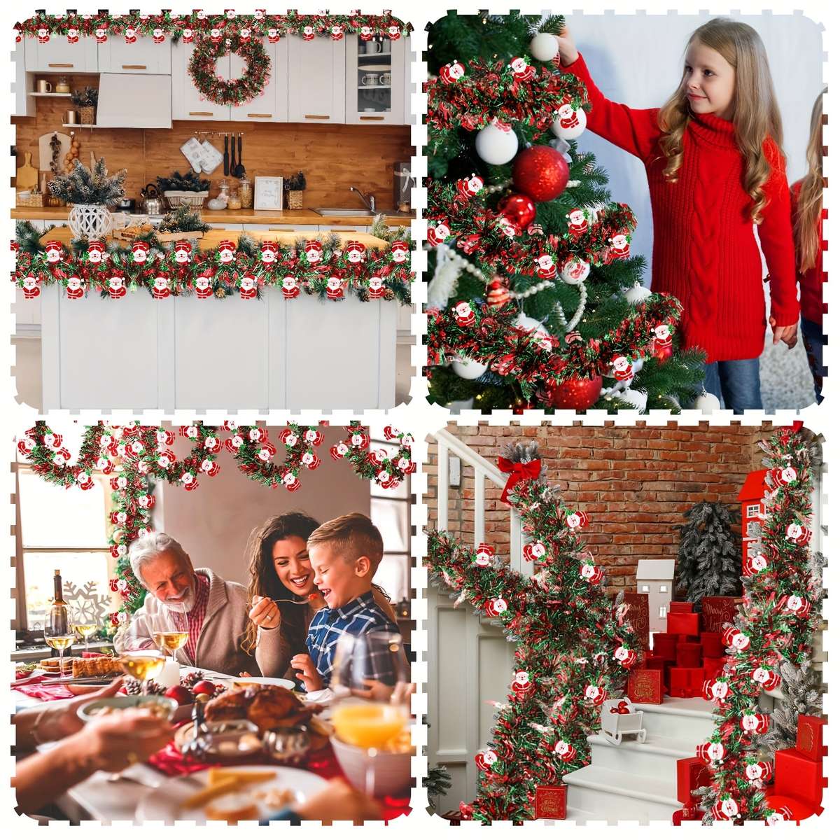 Christmas Decorations Quantity 3 Strips  6.0Meter