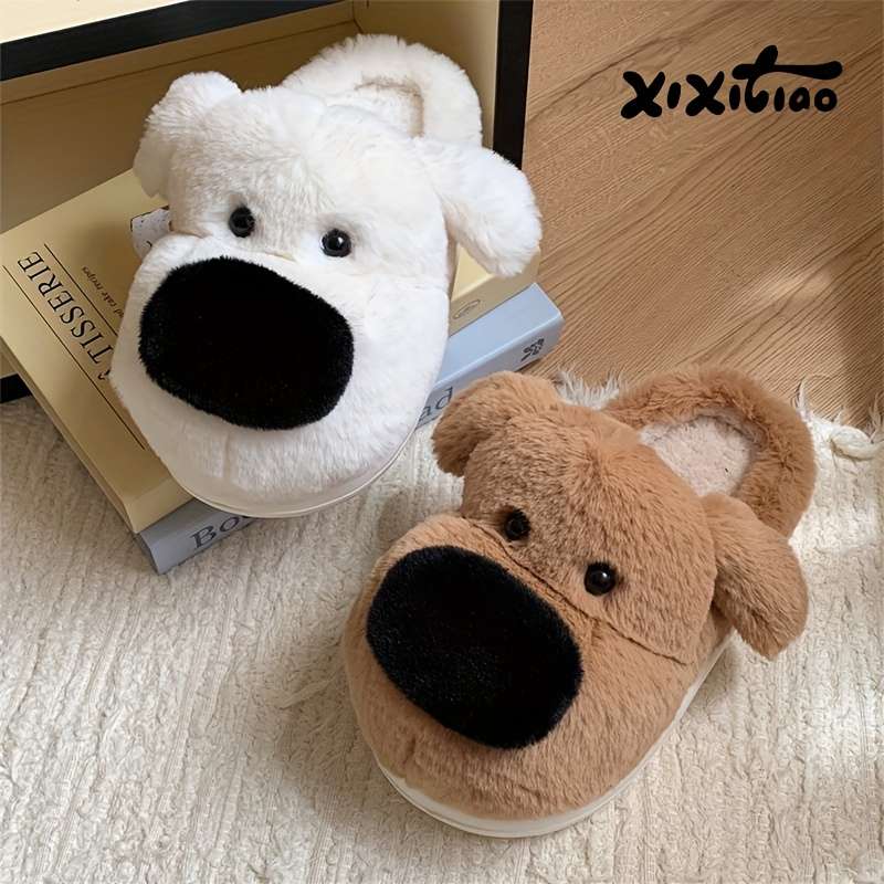 Cotton Slippers Color Light Brown1 Sizeuk 6.5-7