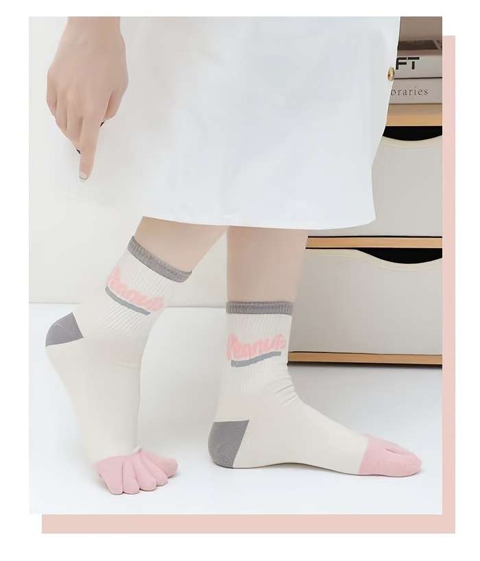 Women S Socks Color Gray Powder Mix 5 Pairs Pack Size Onesize