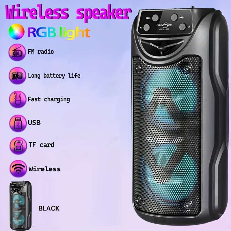 Heavy-Duty Dual Channel Design Super Loud Sound, Outdoor For Live Performance