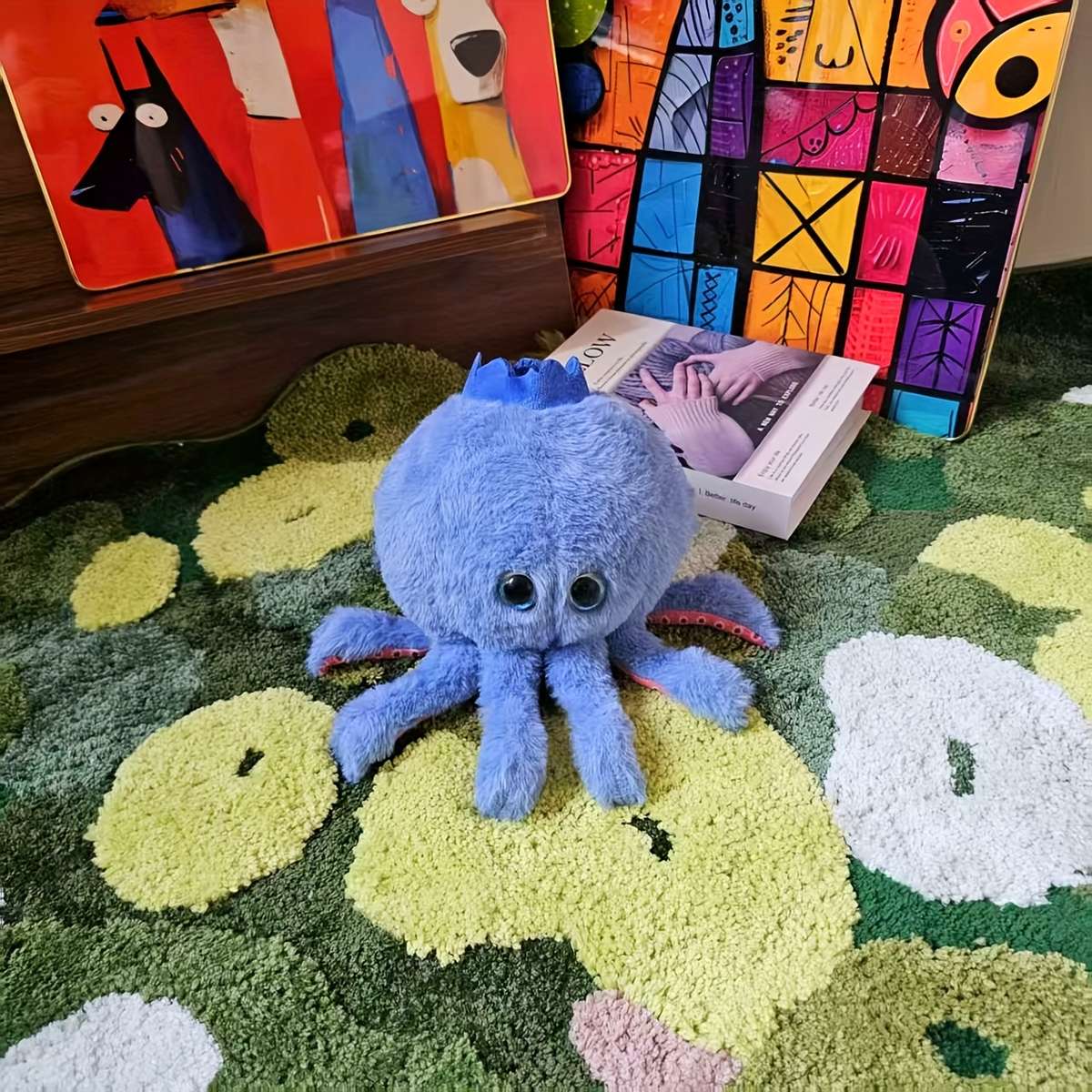 Plush Toyss Items Blueberry Octopus