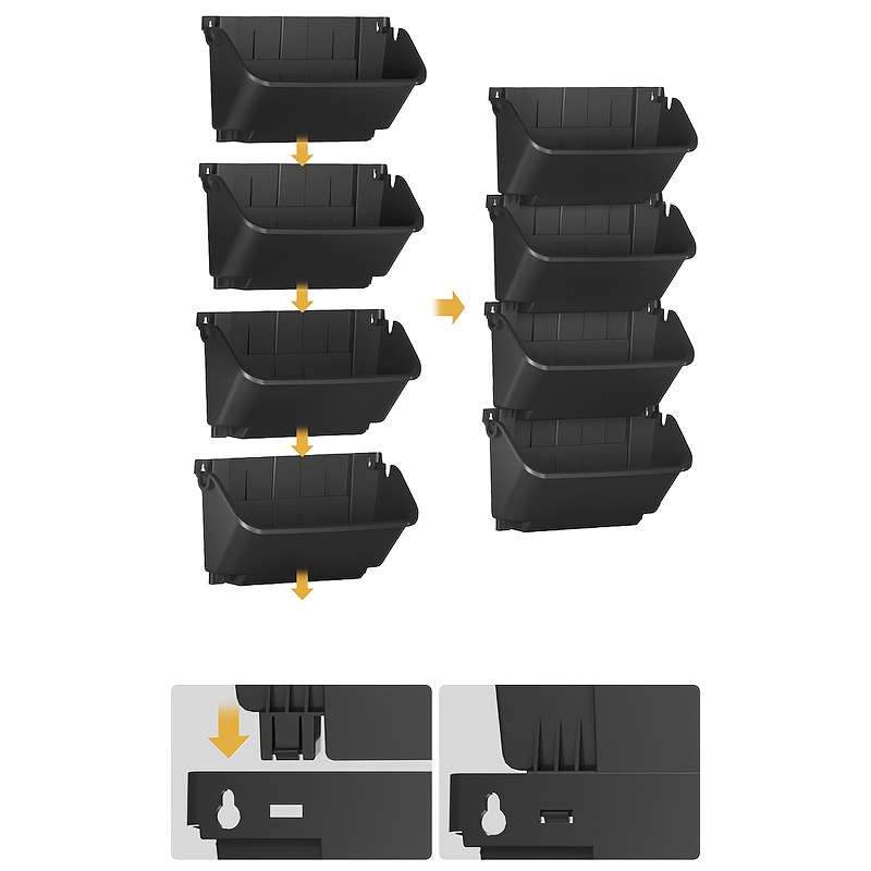 30Pcs Weather Resistant Wallmounted Vertical Planter Set Automatic Long Lasting