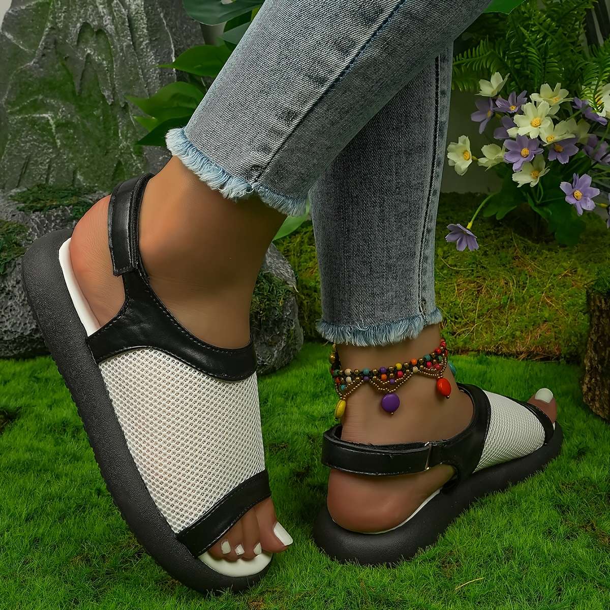 Sandals Color White Sizeuk 7.5