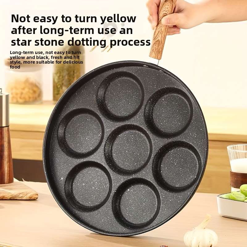 Frying Pan Color 7Compartment Frying Pan