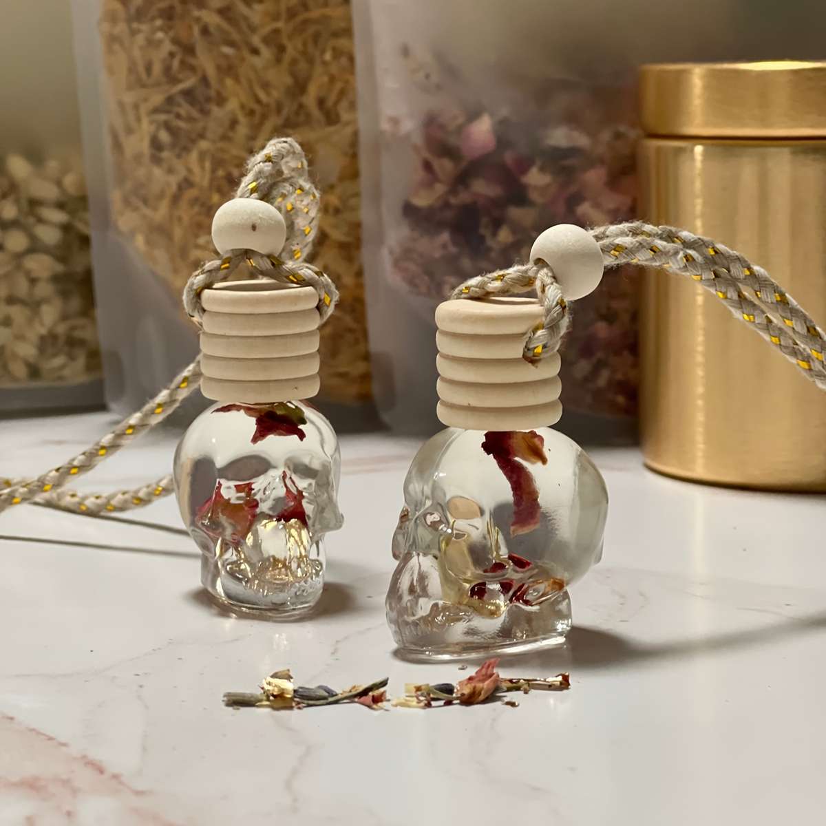 Car  Fragrance  Refill  Bottle Quantity 2Pcs Empty Bottle
