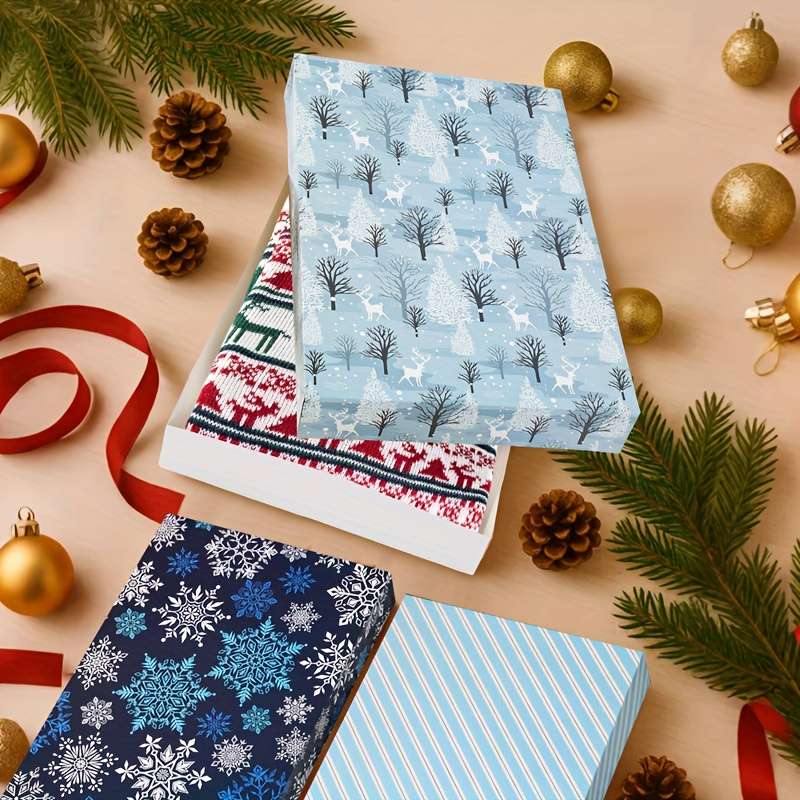 Christmas Gift Boxes Quantity 4Pcs