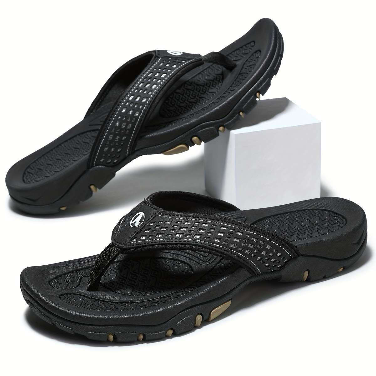 Sandals Color Black Orange Size Uk 10