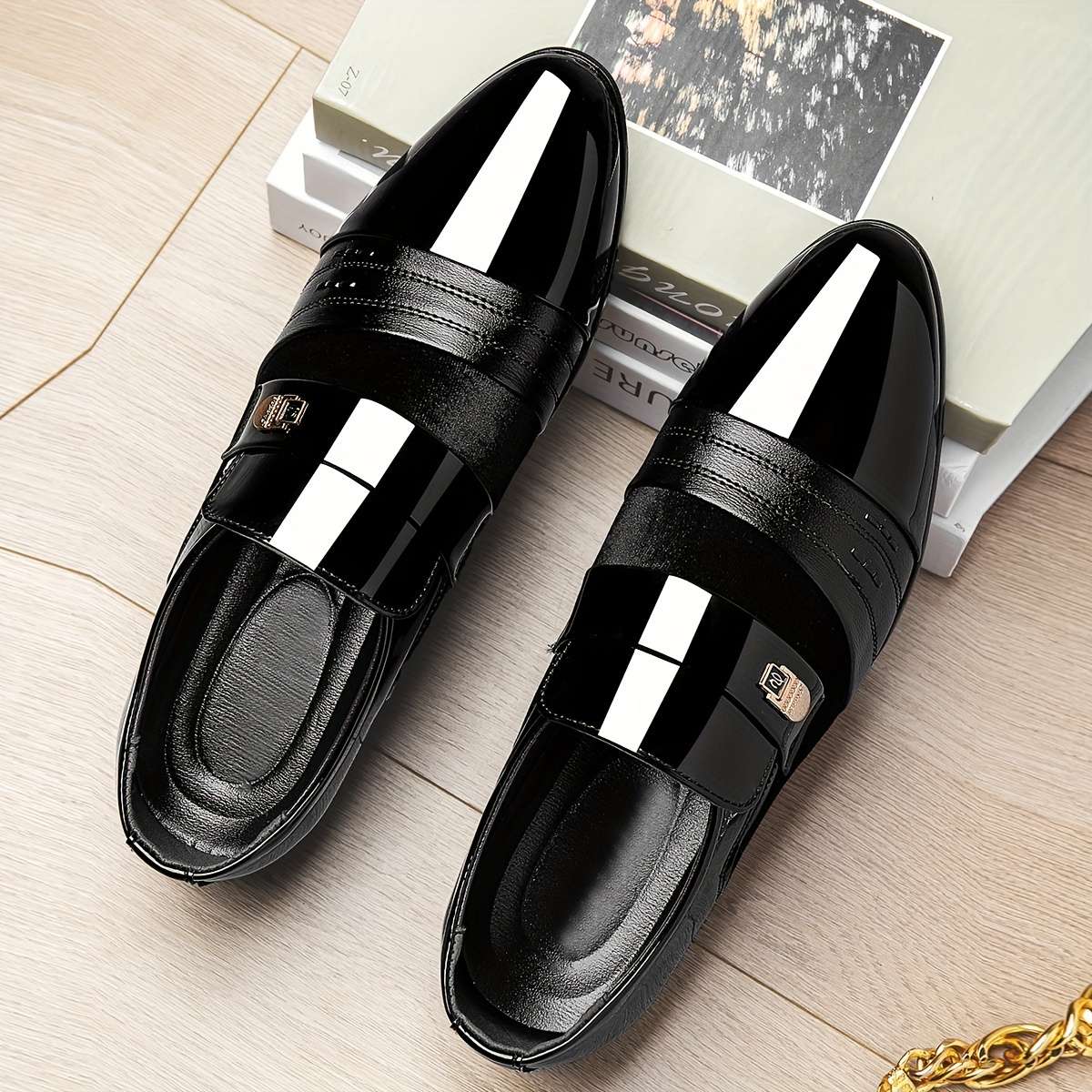 Mens Leather Shoes Color 9961 Black Sizeuk 9.5