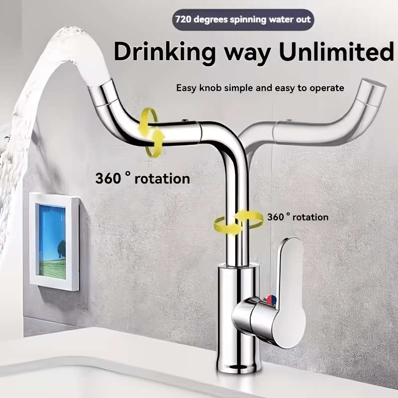 Faucet Black  Includes 2 60Cm Tubes
