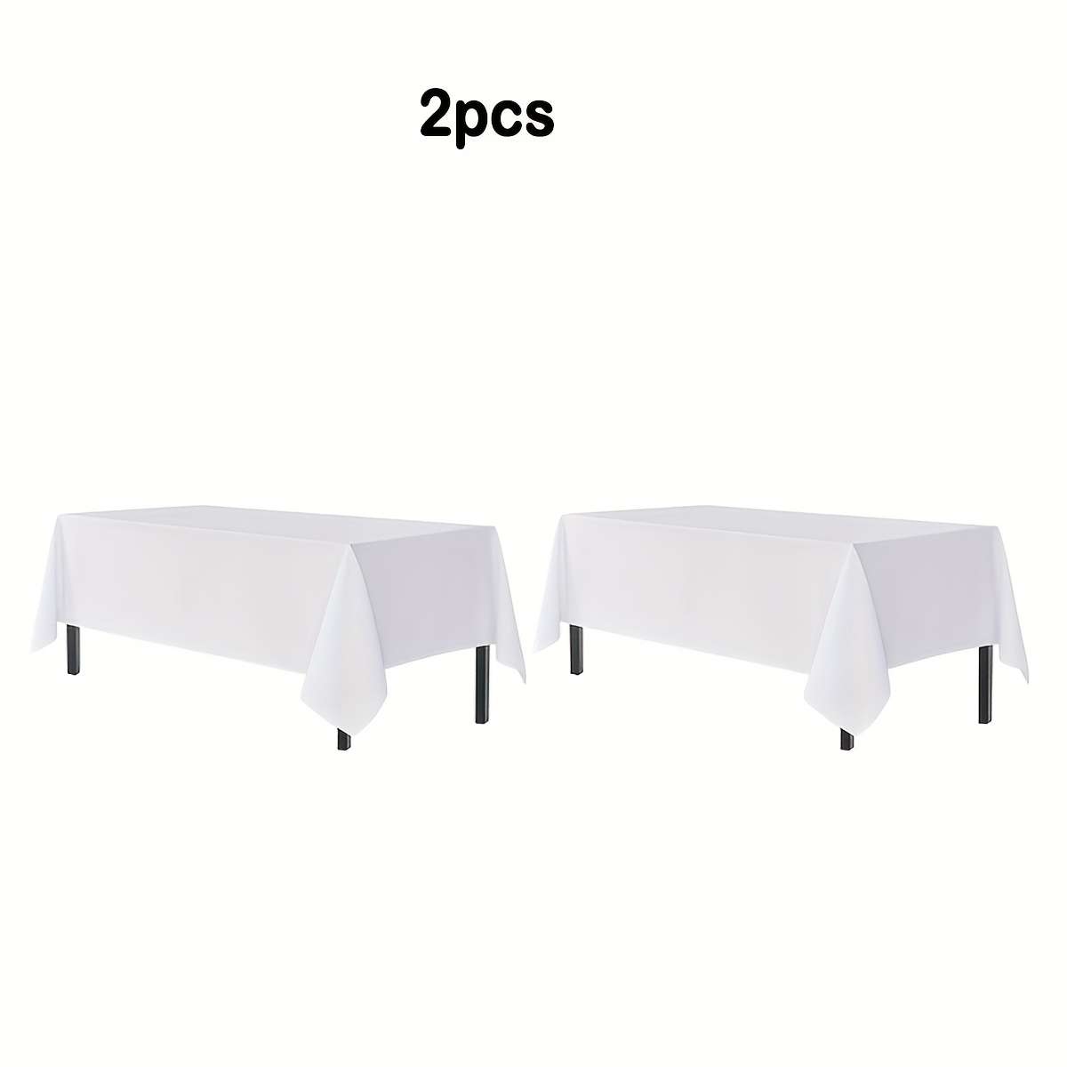 Christmas Tablecloth Color White 4Pieces