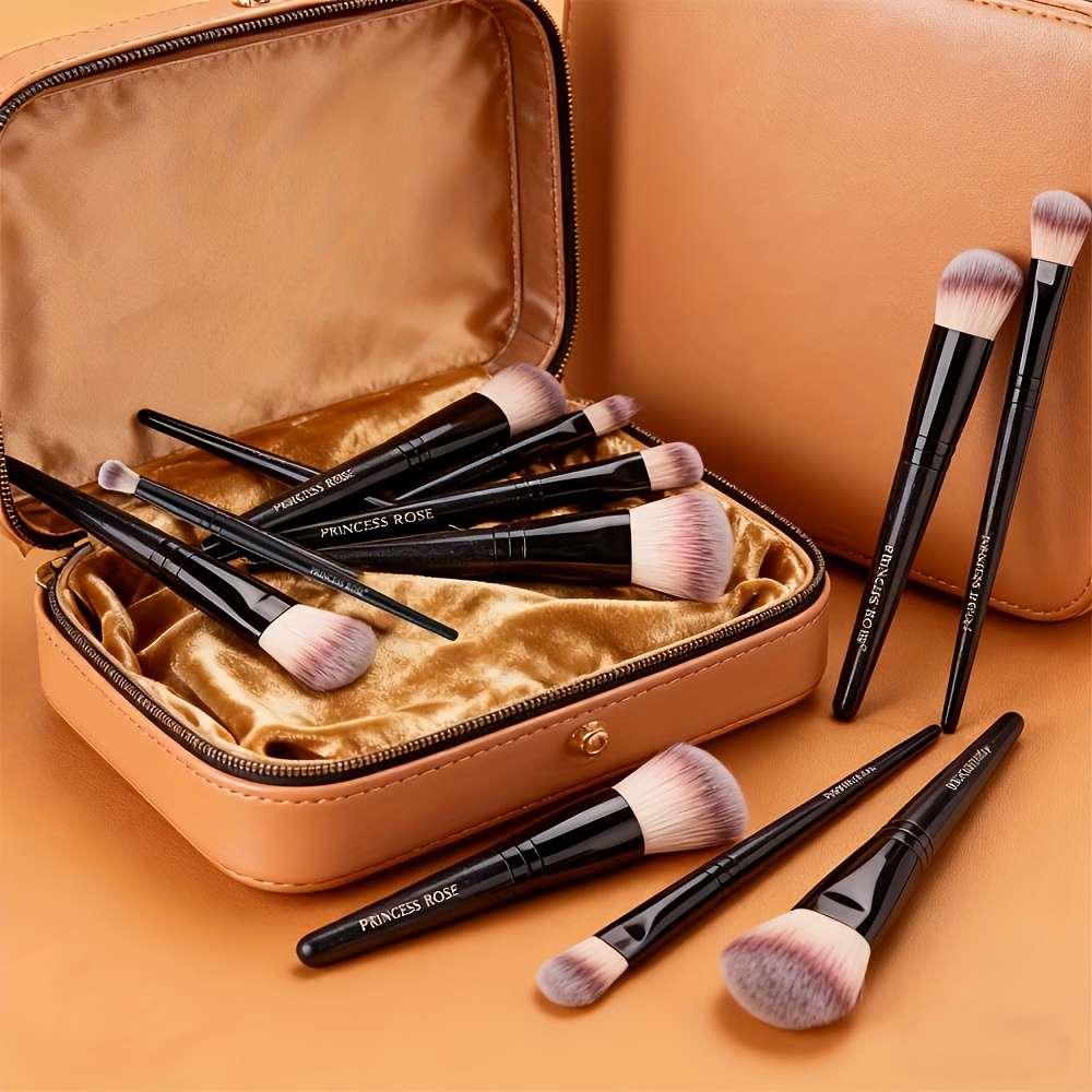 Makeup Brush Set Color Black Quantity18Pcs