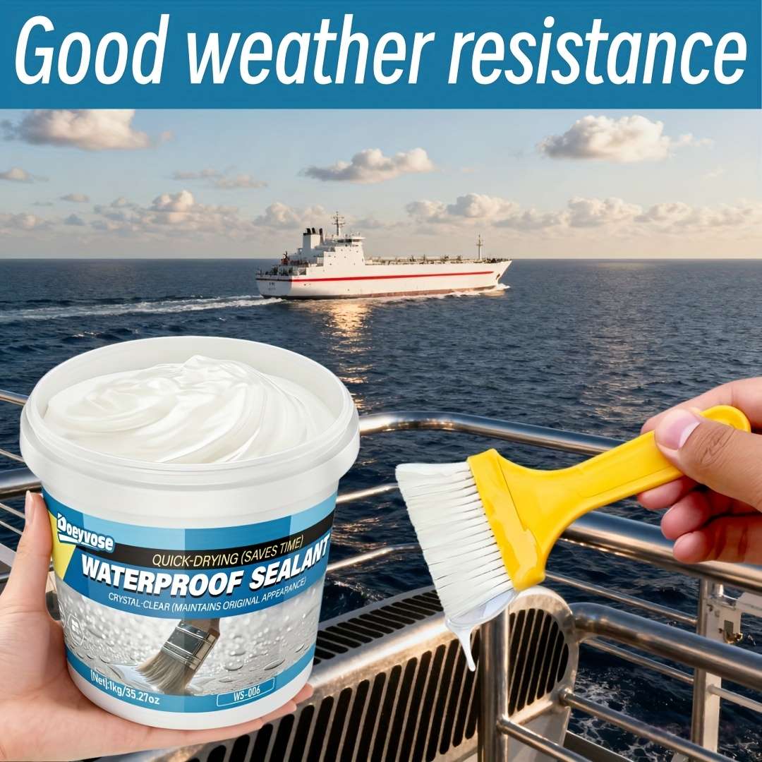 Waterproof Repair And Sealing Supplies Capacity 1Kg 35.27Oz Add Tools