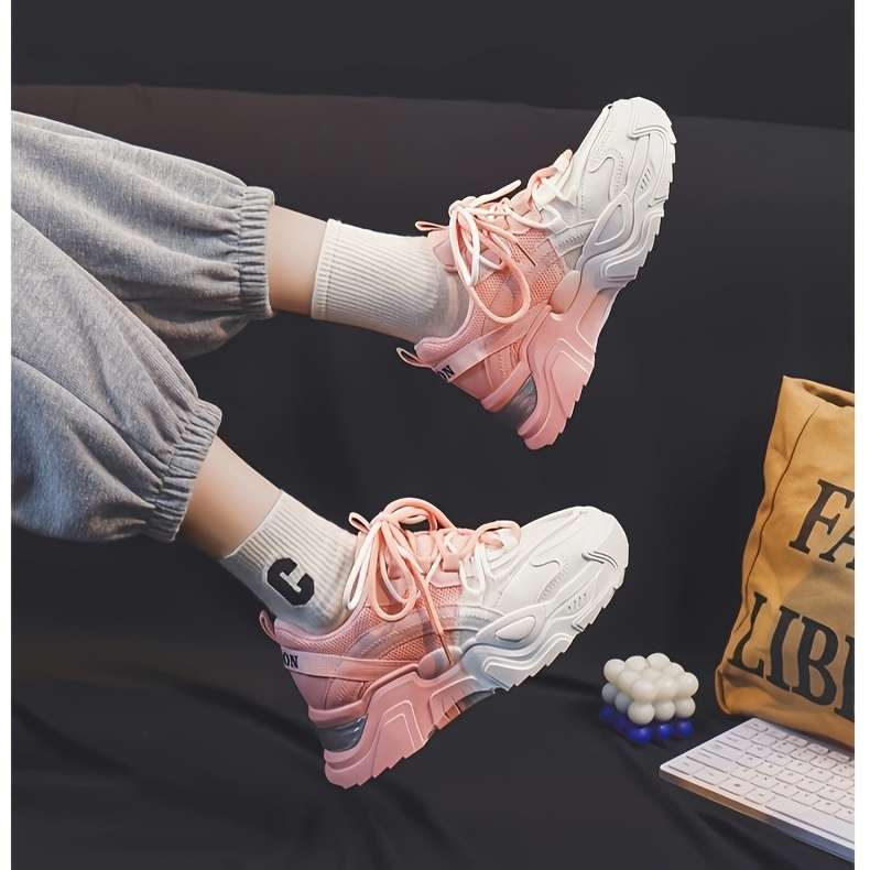Women S Sneakers Color Pink Sizeuk 4