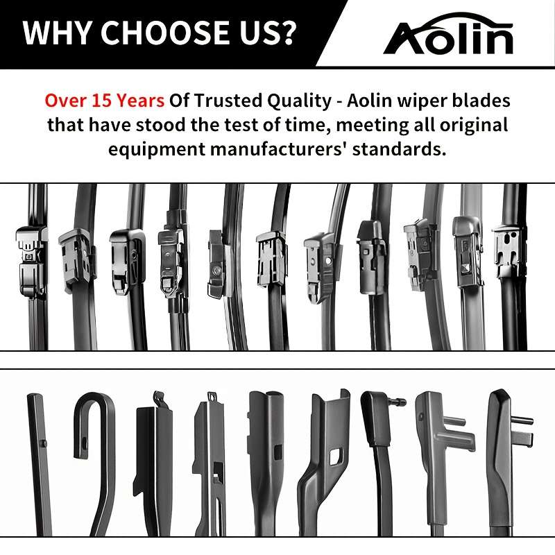 Windshield Wipers Quantity 3Pcs 60.96Cm 40.64Cm 30.48Cm