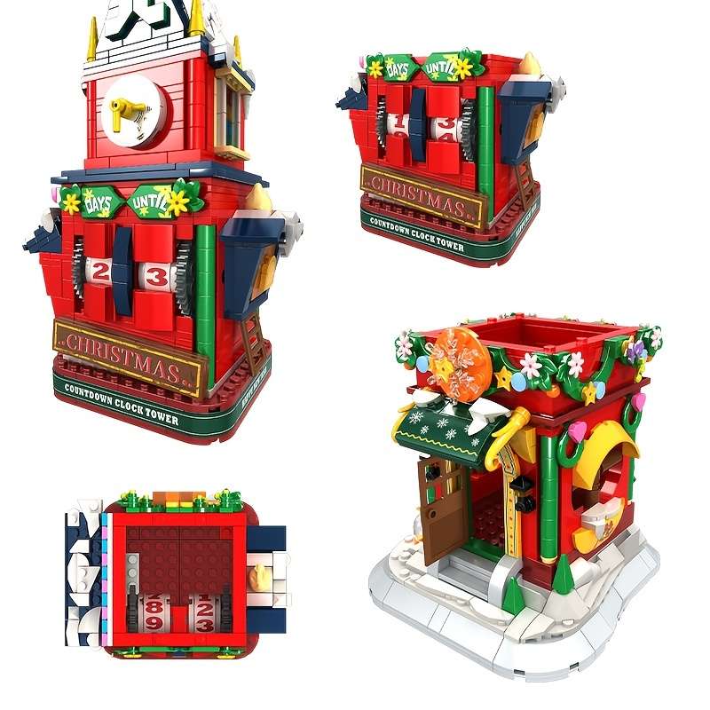 Building Toy Architectural Model Toy Set Style Clock Tower Model