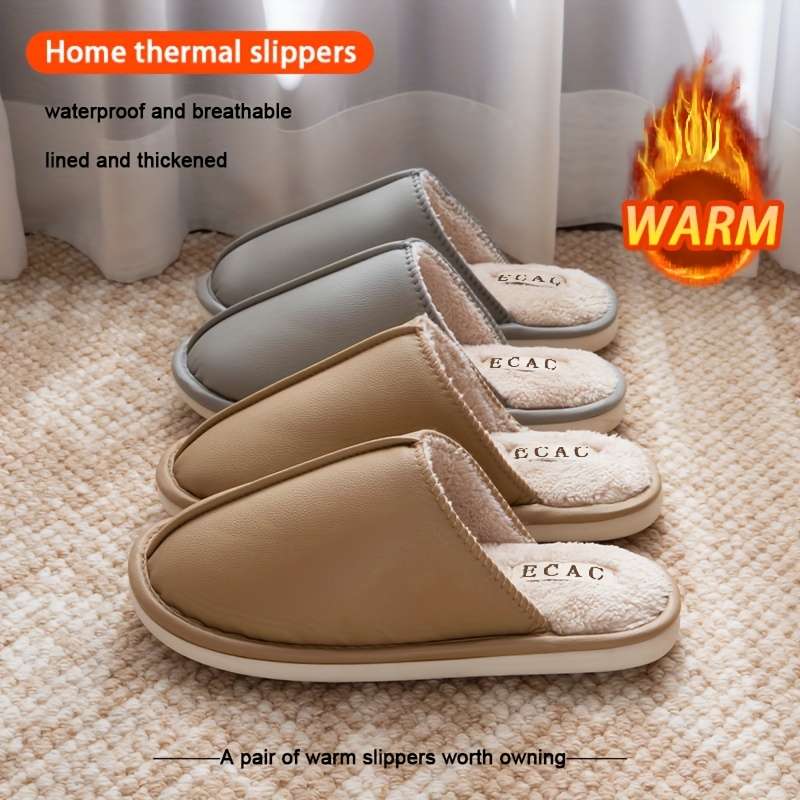 Cotton Slippers Color Khaki Sizeuk 14.5-15
