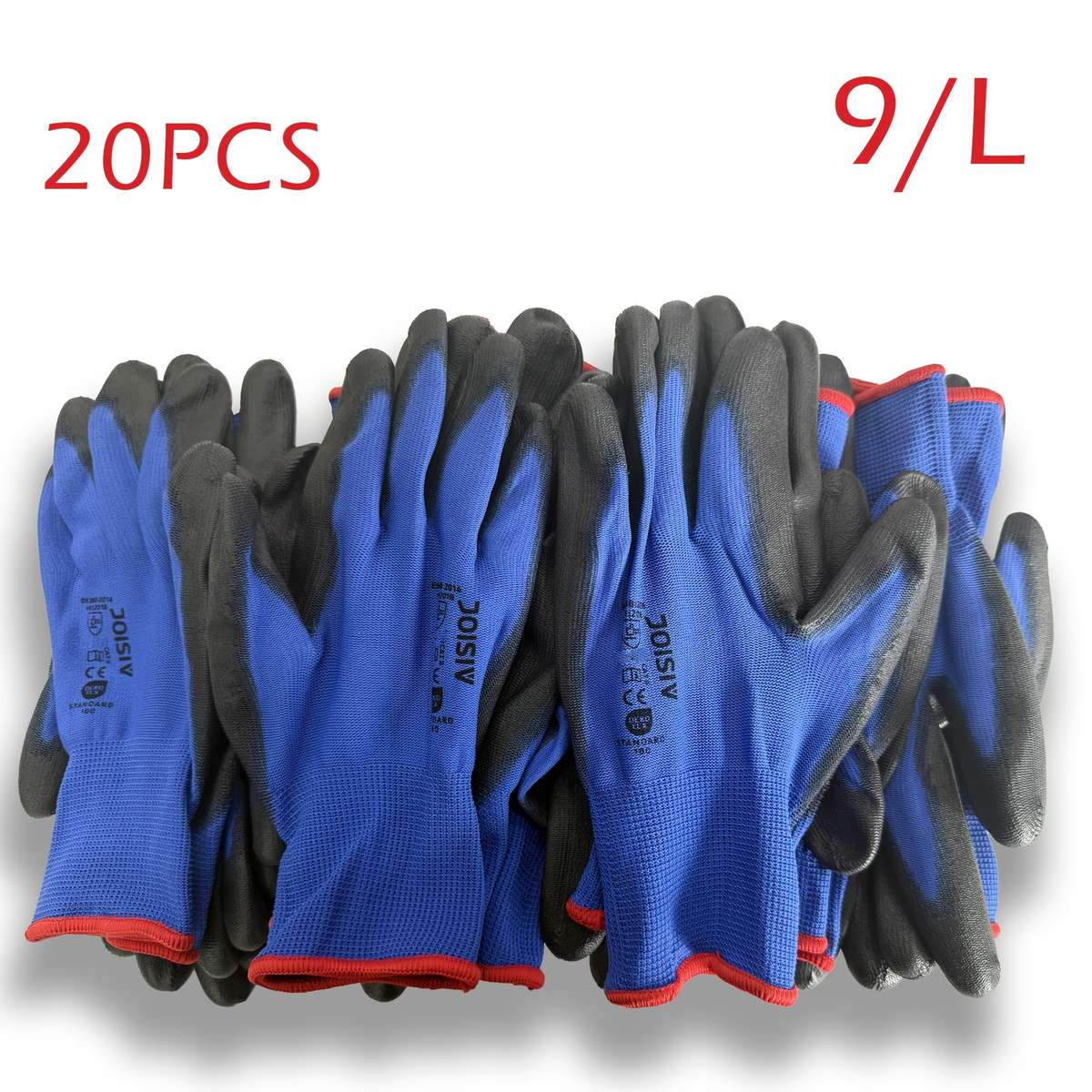 Work Gloves Color Red10 Pairs Size7S