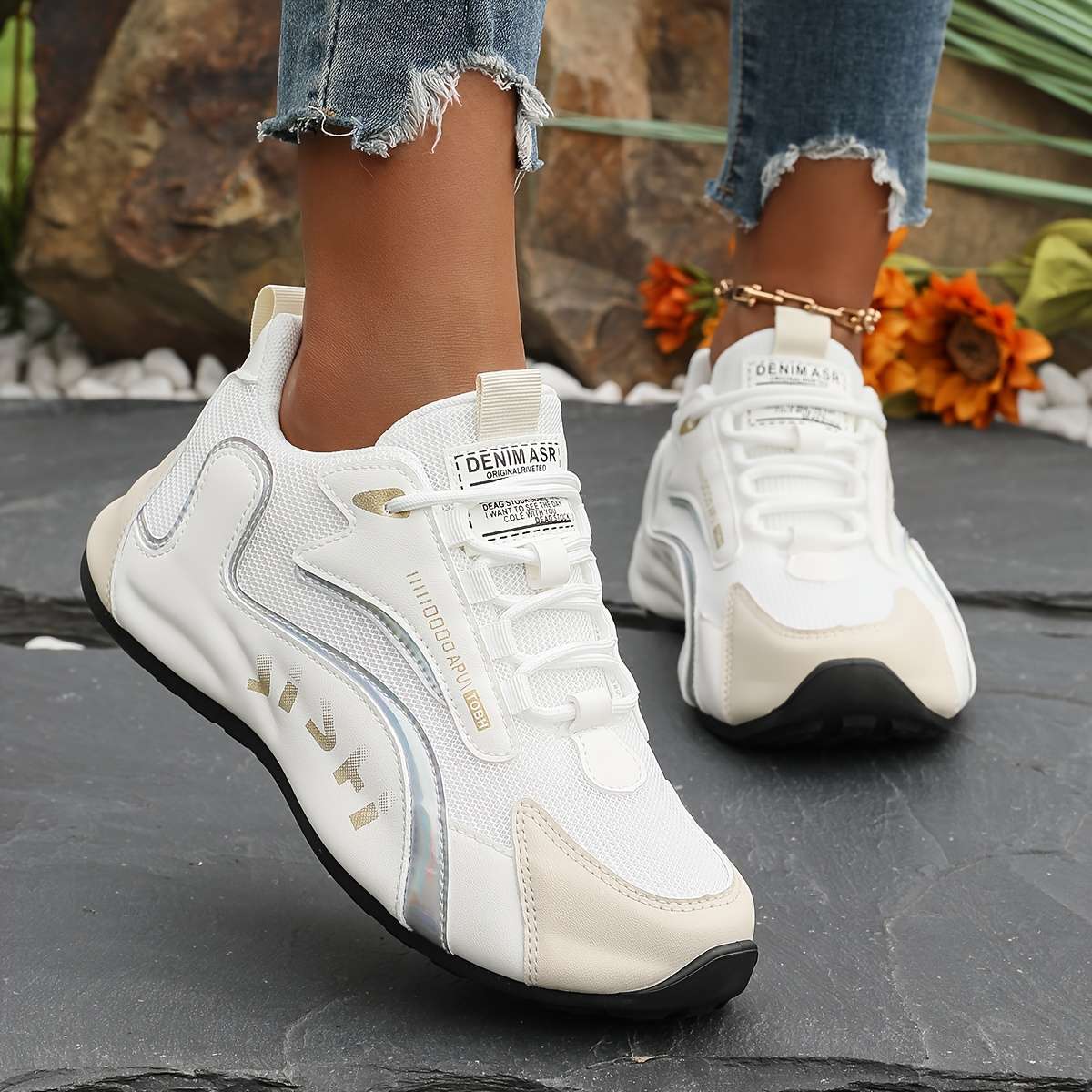 Women S Sneakers Color White Sizeuk 8