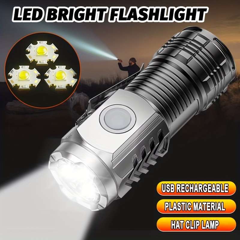 Portable Lamp Items Black Flashlight
