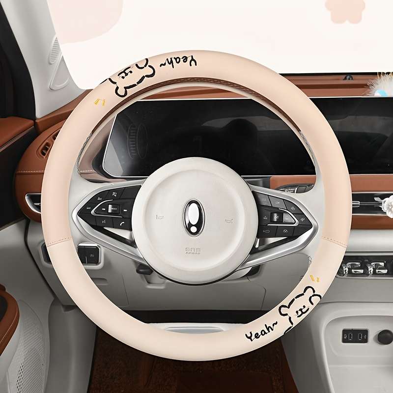 Car Steering Wheel Cover Black