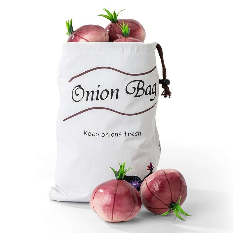Food Storage Bags Color Onion Pattern