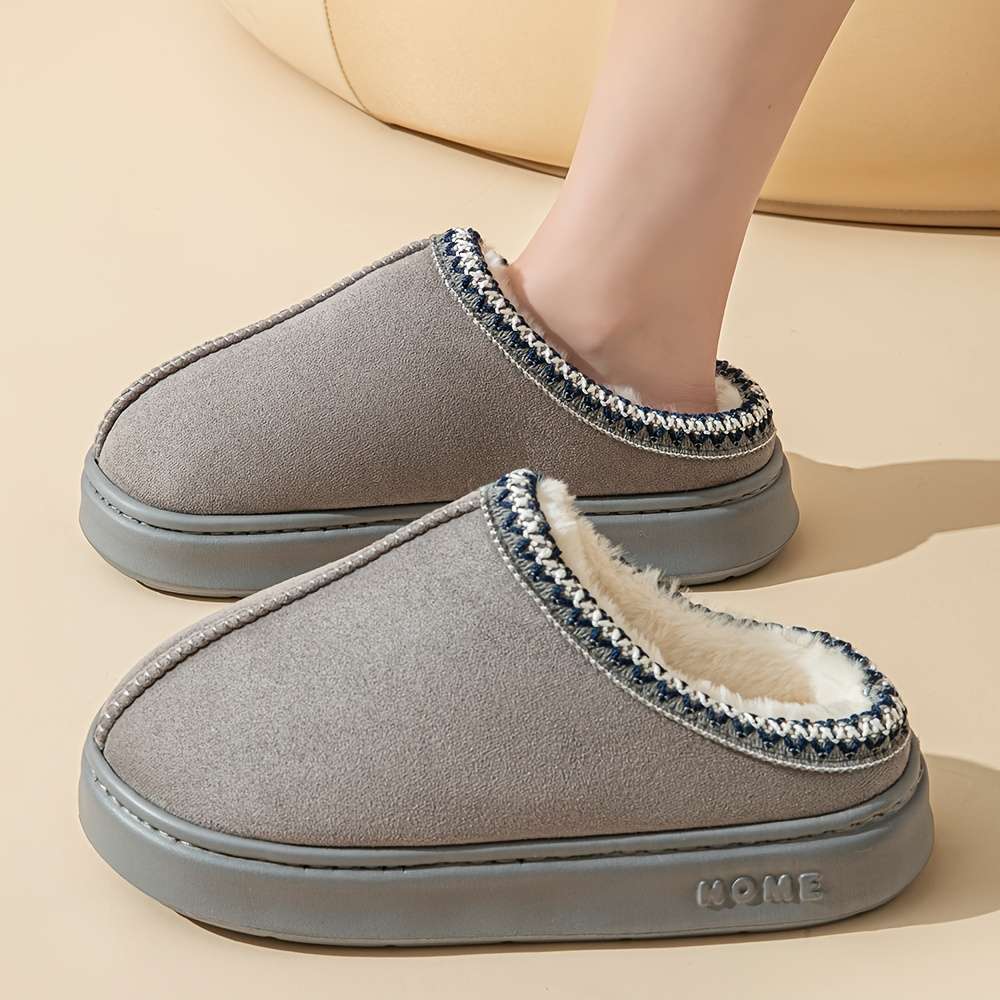 Cotton Slippers Color Black Sizeuk 7.5-8