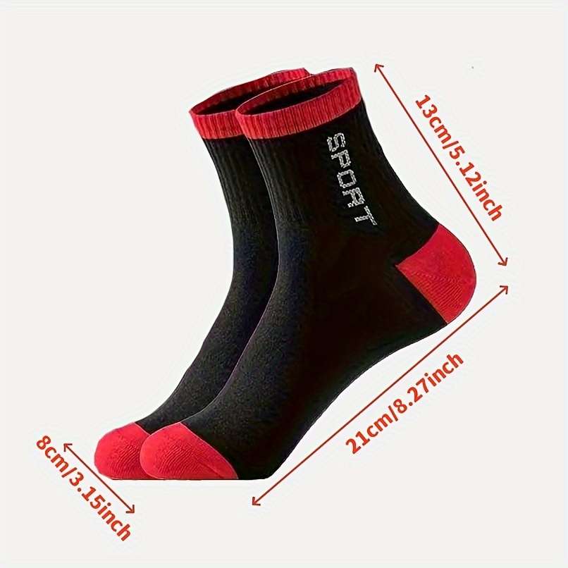 10 Pairs Black One Size High Elastic Socks