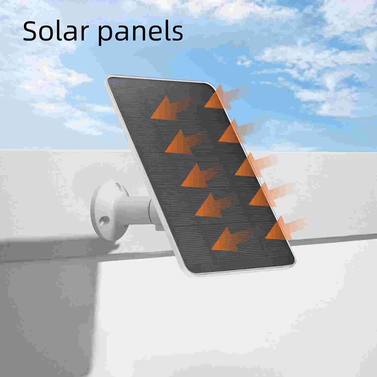 Solar Panel Model 3Pcs Solar Panels Black