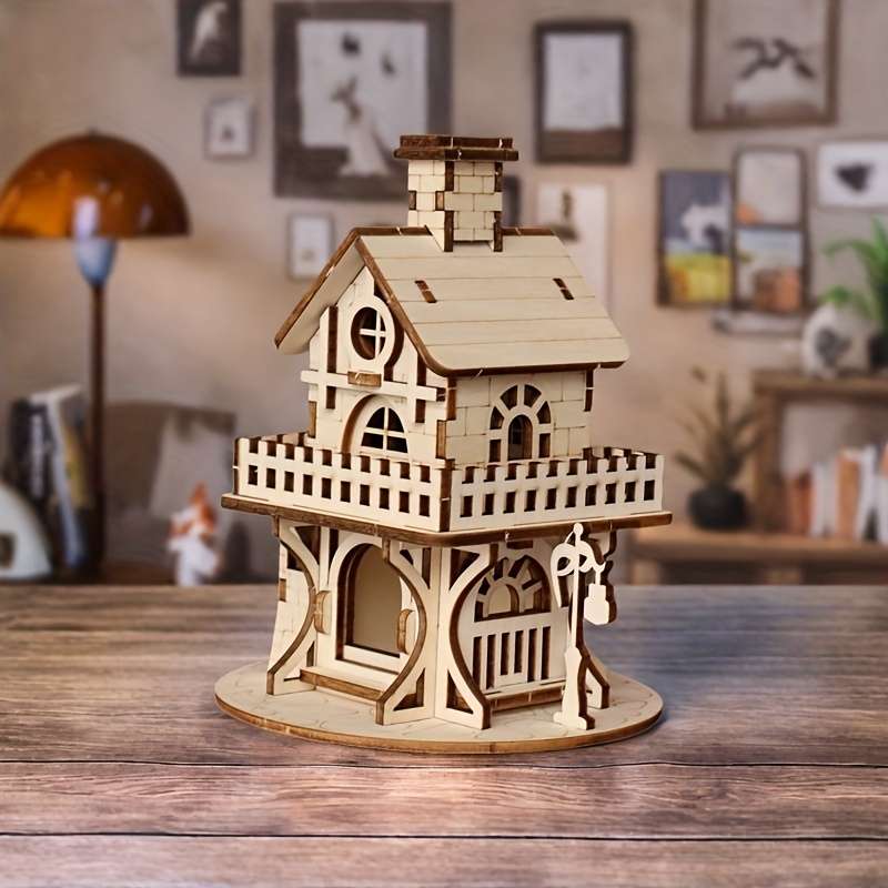 Building Toy Architectural Model Toy Set Color Country House